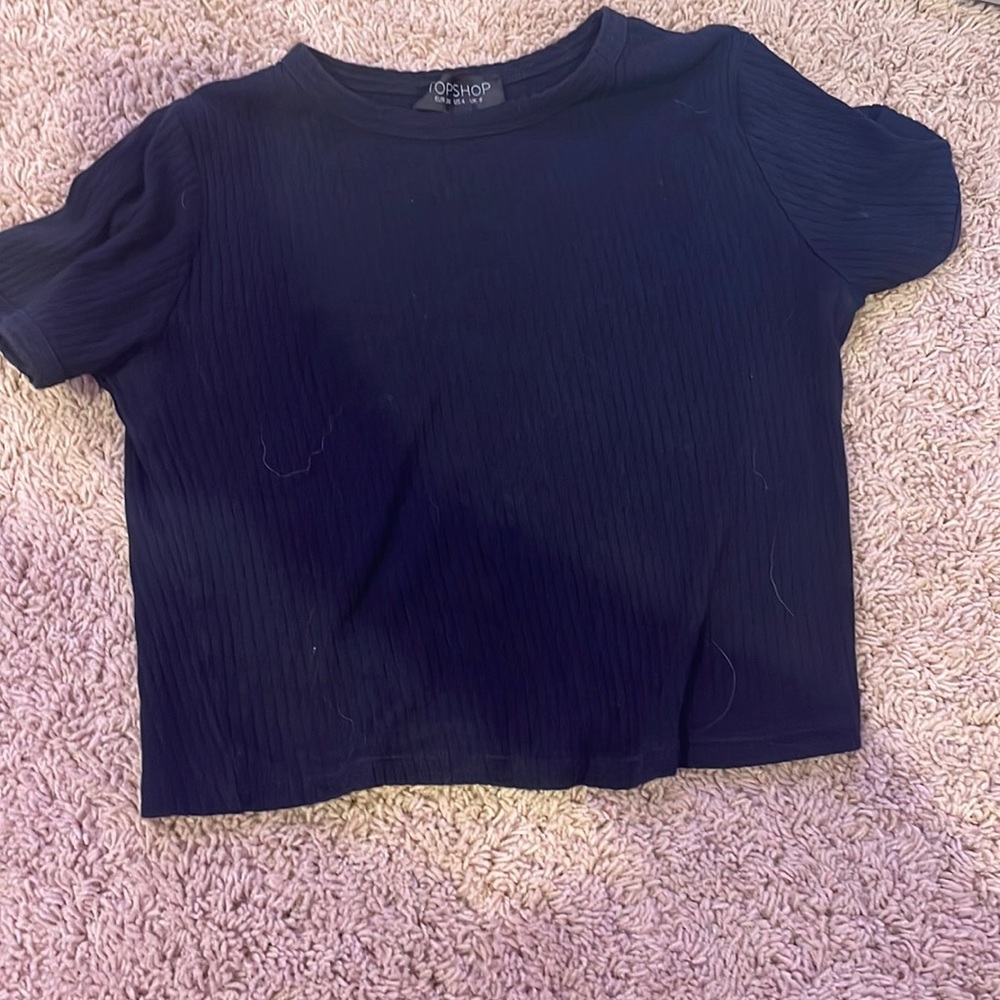 black crop top